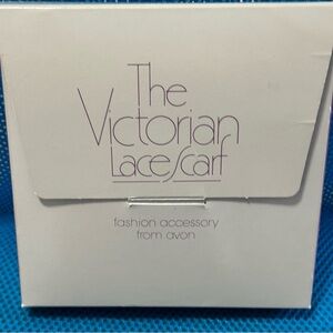 1983 Vintage The Victorian Lace Scarf Fashion Accessory From Avon